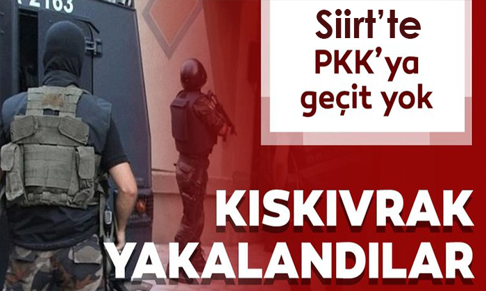 Siirt’te terör örgütü PKK/KCK’ya