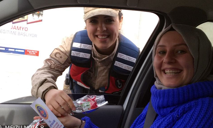 Siirt’te jandarma ekipleri, 8 Mart Dünya Kadınlar
