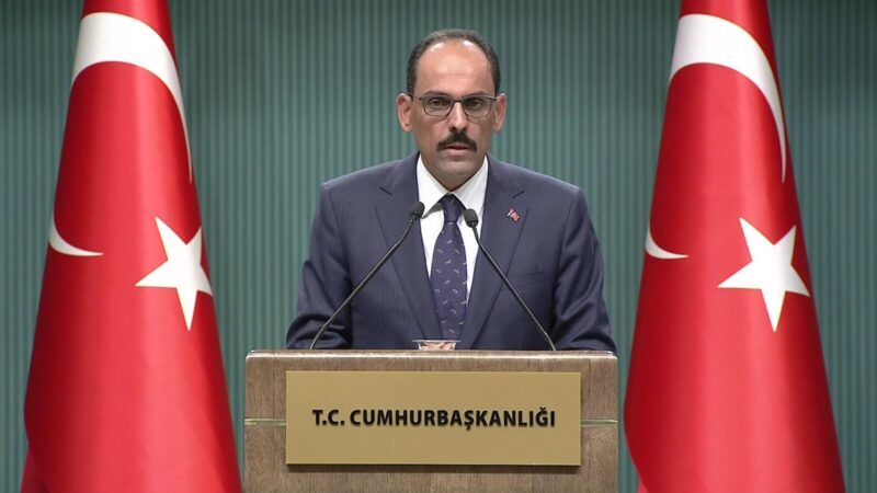 Cumhurbaşkanlığı Sözcüsü İbrahim Kalın,