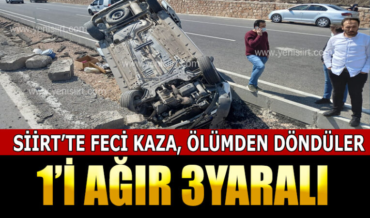 Siirt’te meydana gelen trafik