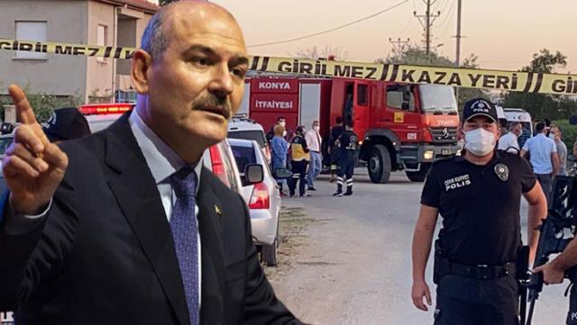 İçişleri Bakanı Soylu’dan Konya’da 7 kişinin öldürülmesiyle ilgili ilk açıklama: olay Kürt-Türk meselesi değil 11 yıllık bir husumet Konya’nın Meram ilçesinde, aynı aileden 7 kişinin acımasızca öldürüldüğü olayla