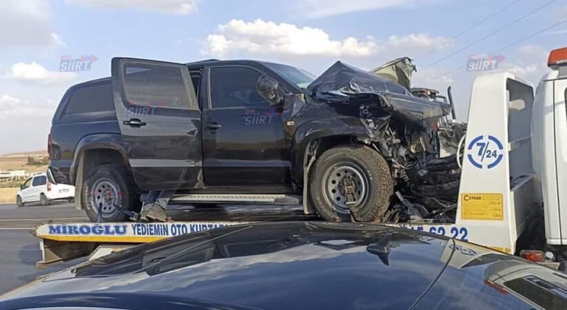 Batman Yolunda Trafik Kazası İki Kişi Yaralandı