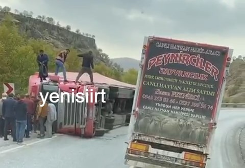 ​Baykan Bitlis karayolunda meydana gelen trafik kazasında bir kişi hafif