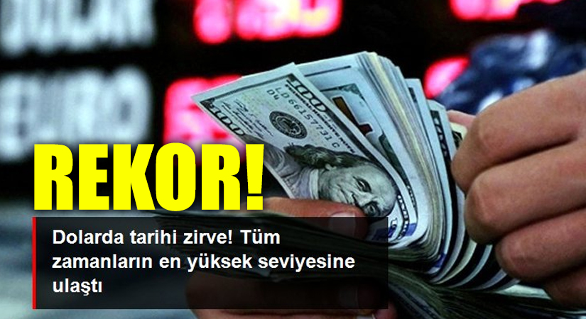 Dolarda Tarihi Zirve! Tüm Zamanların En Yüksek Seviyesine Ulaştı Son zamanlarda peş peşe rekor kıran dolardan tarihi bir zirve