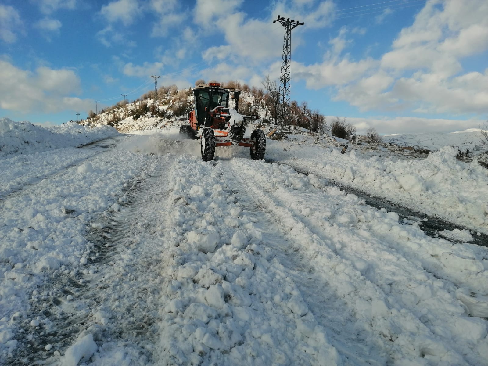 Kırsal kesimde görülen kar