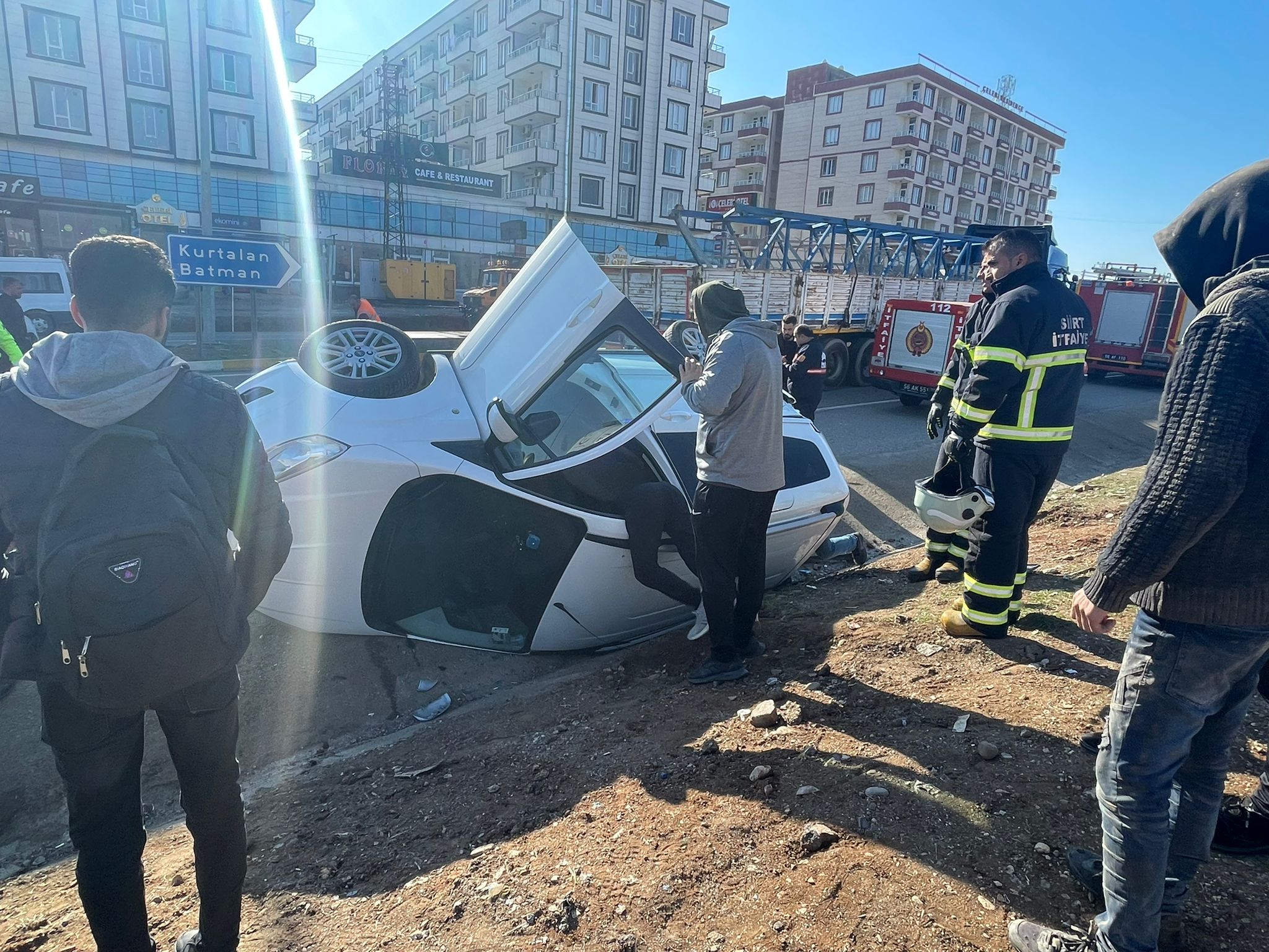 Siirt’te meydana gelen trafik