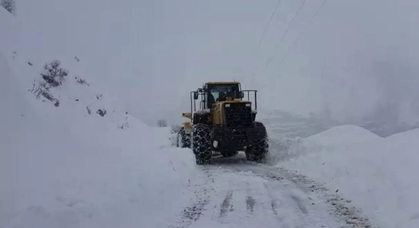 Siirt’te kar ve tipi nedeniyle 8 köy ve 3 mezra yolu ulaşıma kapandı