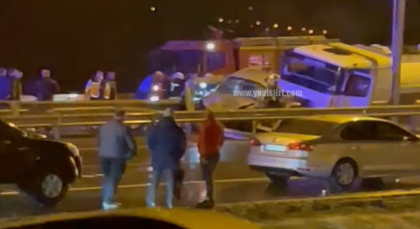 Siirt’te Su Tankeri İle Otomobil Çarpıştı: 6 Yaralı