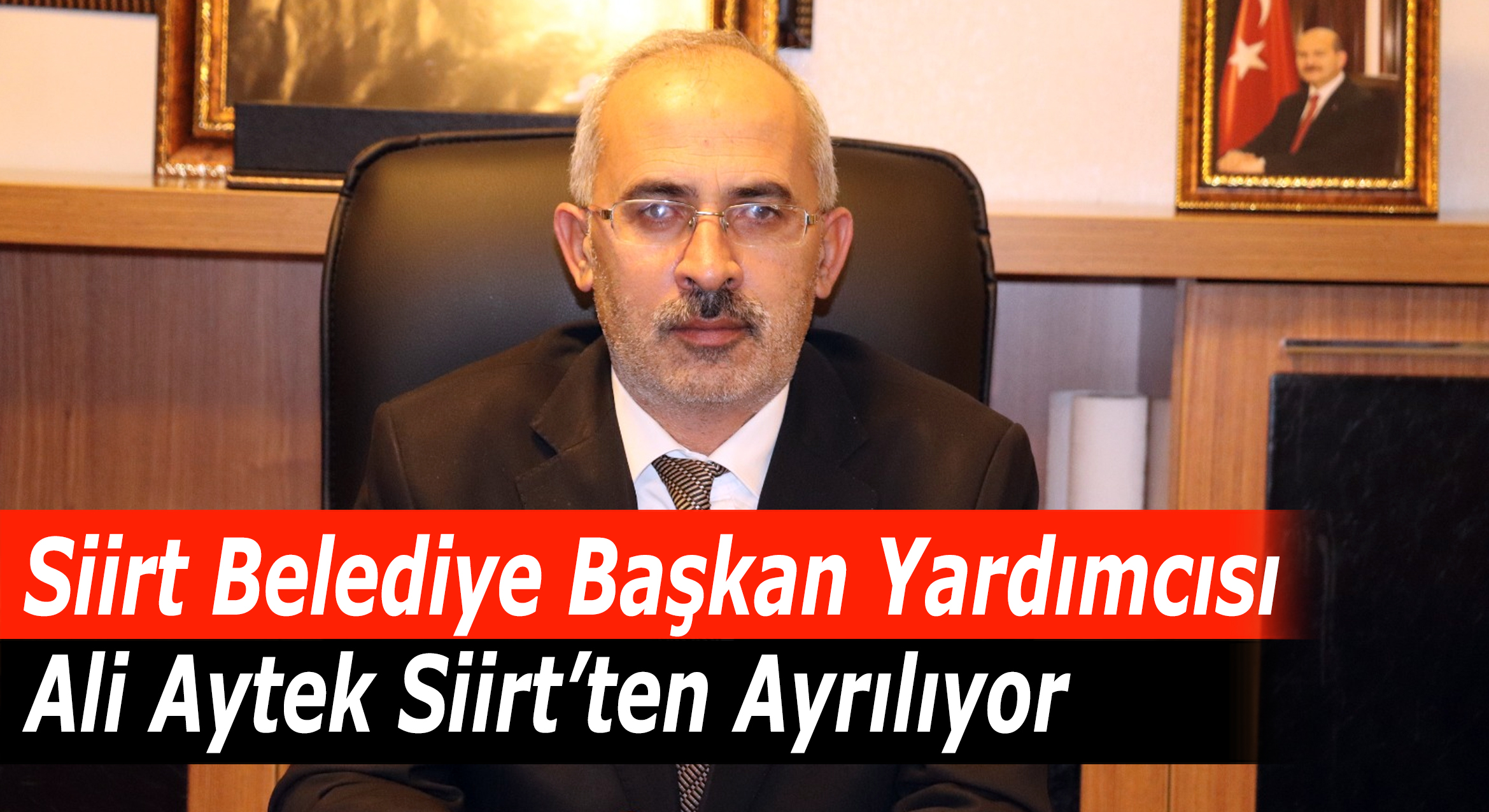 Siirt Belediye Başkan Yardımcılığı görevini yürüten Doç. Dr. Ali Aytek’in