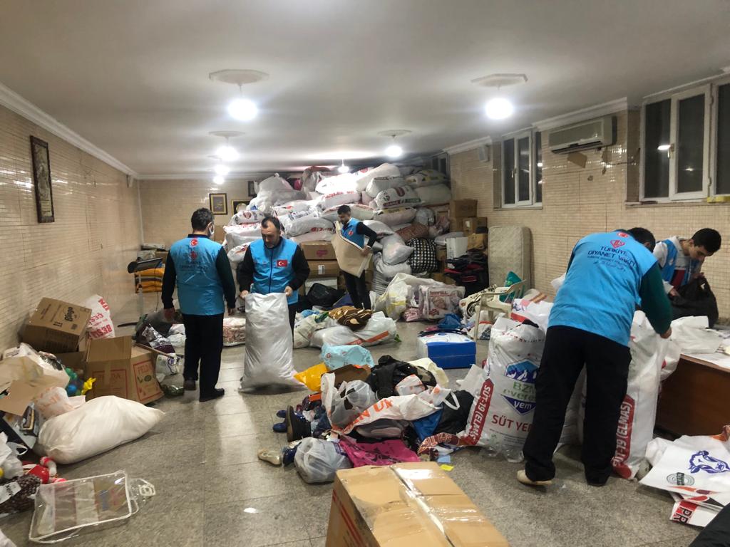 Diyanet İşleri Başkanlığı ile Türkiye Diyanet Vakfı Başkanlığının kışın ağır