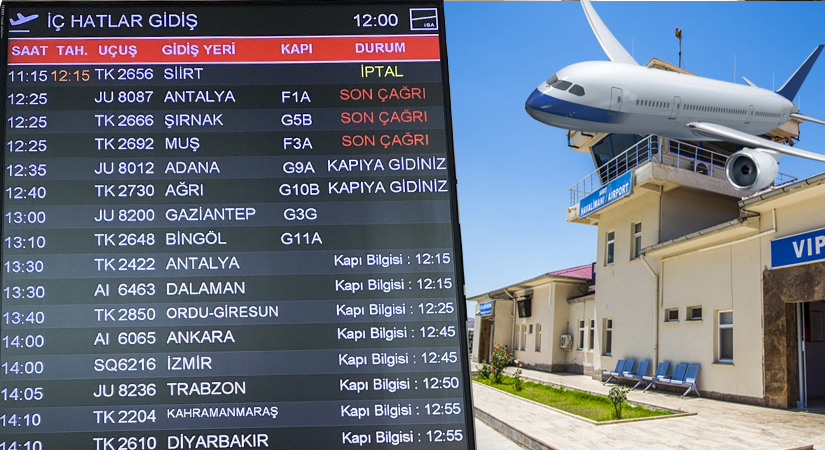 Siirt Havalimanı ile Ankara