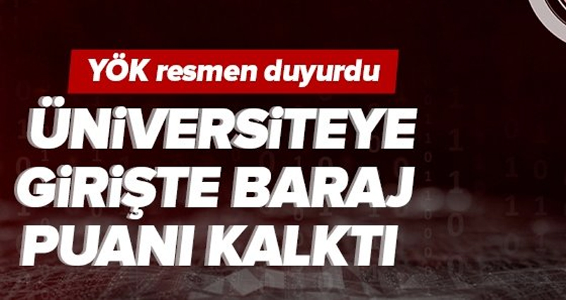 Yükseköğretim Kurulu, 2022 Yükseköğretim Kurumları Sınavı’ndan itibaren ön lisans ve