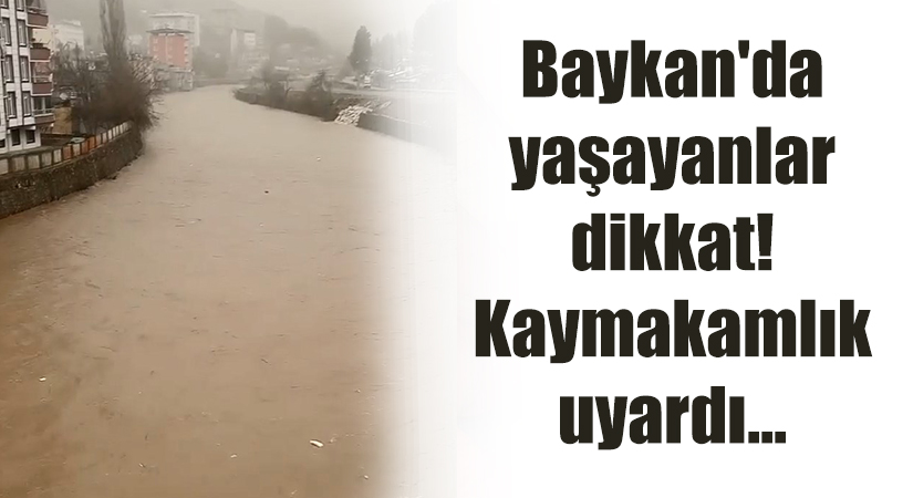 Baykan’da yaşayanlar dikkat! Kaymakamlık uyardı… Baykan ilçesinin içinden geçen Bitlis deresinde taşkın tehlikesinin bulunduğu belirtilerek