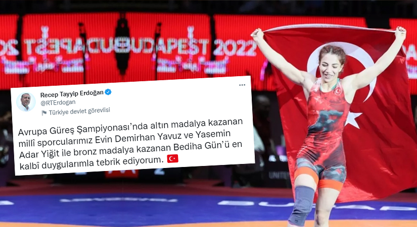 Cumhurbaşkanı Erdoğan, Avrupa Şampiyonu Siirtli Evin Demirhan Yavuz’u Tebrik Etti