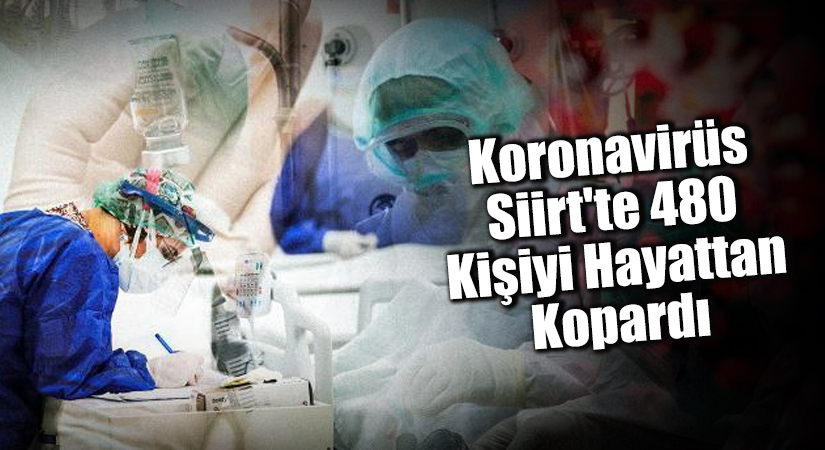 Koronavirüs Siirt’te 480 Kişiyi Hayattan Kopardı Son iki yıldan beri bütün dünyayı etkisi altına alan pandemi