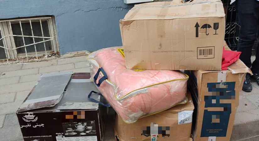 Siirt’in Bahçelievler mahallesi İsmet Aydın caddesi üzerinde bulunan bir evden