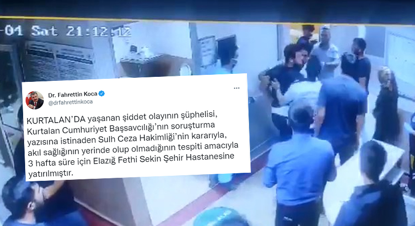Sağlık Bakanı Fahrettin Koca, Hafta sonu Kurtalan Devlet Hastanesi acil