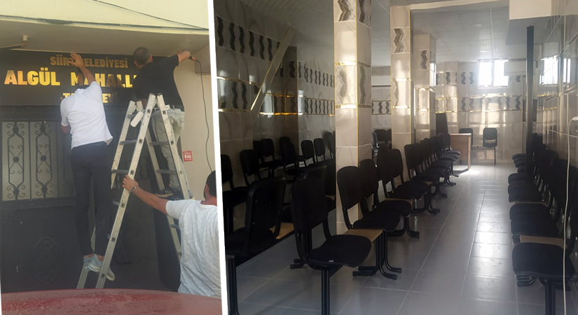 Siirt’te Hayırsever Bir Vatandaşın 10 Yıllığına Bedelsiz Belediyeye Tahsis Ettiği Yer Taziye Evine Dönüştürüldü Siirt’in en eski mahallesi olan Algül (Babudarp) Mahallesinde yapılan taziye