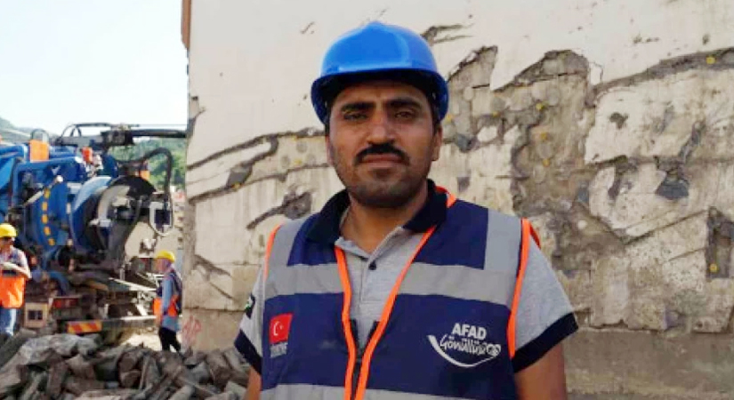 Siirt’te 2009 Yılında Selde dayısını kaybeden AFAD gönüllüsü, Kastamonu’daki afette yardım ordusunda görev aldı
