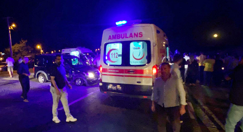 Siirt – Batman karayolunda meydana gelen trafik kazasında 7 kişi