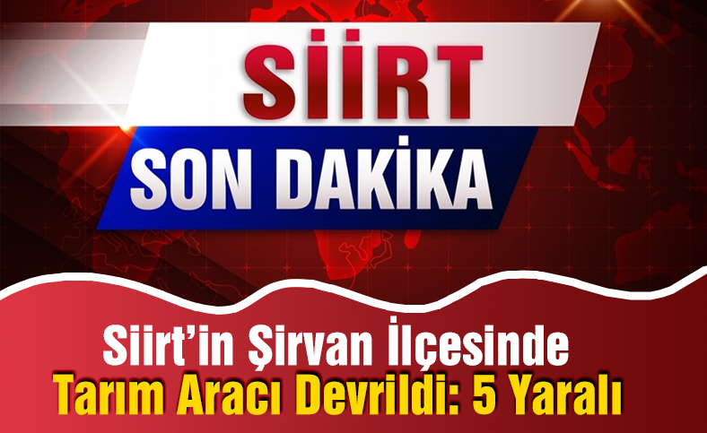 Siirt’in Şirvan ilçesinde halk