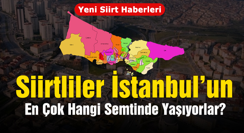 Doğru Bildiğimiz Bir Yanlış! Siirtliler İstanbul’un En Çok Hangi Semtinde Yaşıyorlar?