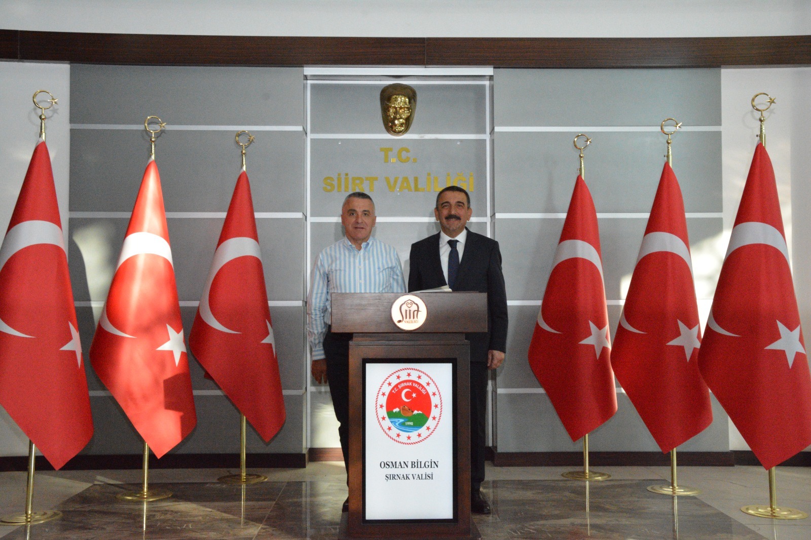Şırnak Valisi Osman Bilgin, Siirt Valisi ve Belediye Başkan Vekili