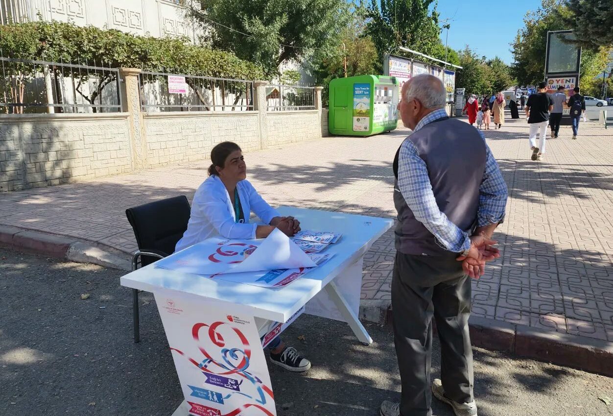 29 Eylül Dünya Kalp Günü etkinlikleri kapsamında Halk Sağlığı Hizmetleri