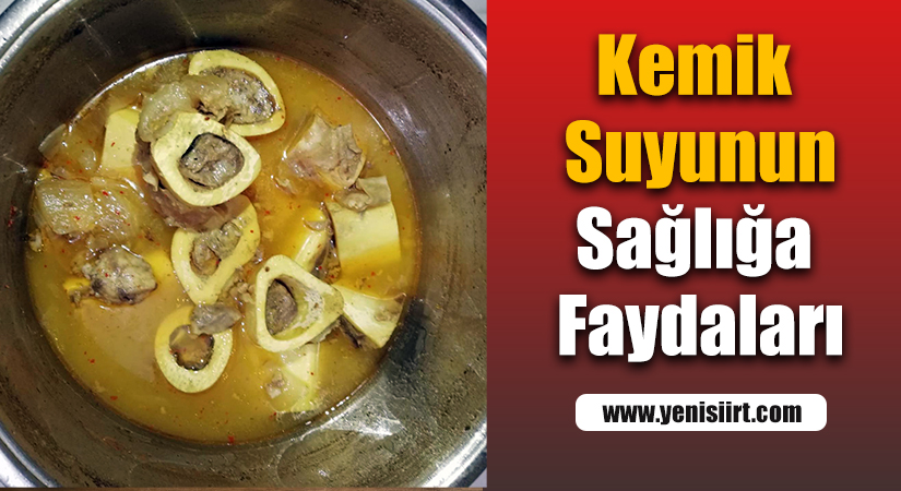 Kemik suyu nedir? Kemik suyu, etli eklemlerin ve kemiklerin suda
