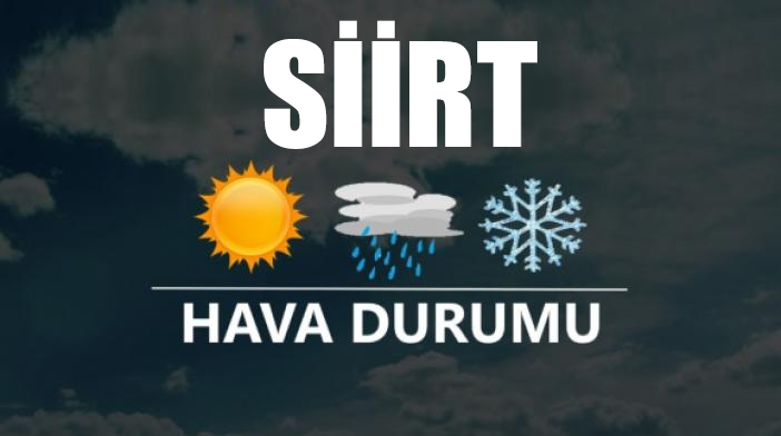 Meteorolojinin hava durumu değerlendirmelerine göre, Siirt’te havanın bugün (16 Ekim