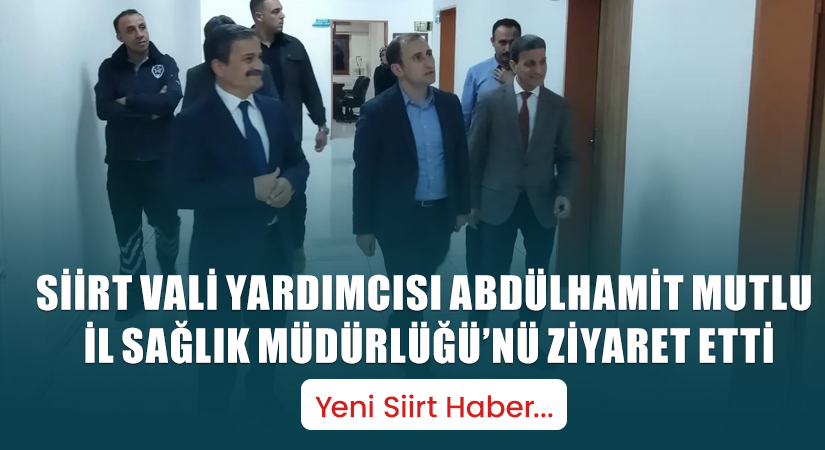 Siirt Vali yardımcısı Abdülhamit