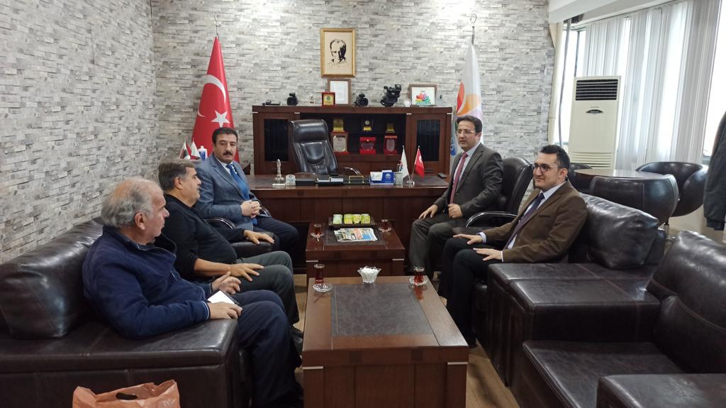 Siirt Defterdarlığından bir heyet kuruluşumuzu ziyaret etti. Defterdar Mustafa Yılmaz
