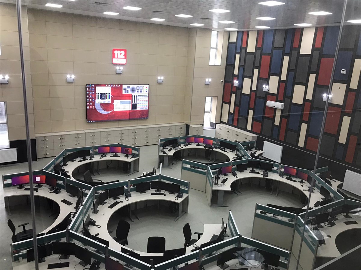 2021 Yılı Haziran ayında faaliyete geçen 112 Acil Çağrı Merkezi