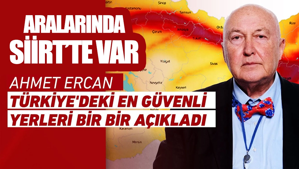Deprem bilimci, jeofizik yüksek mühendisi Prof. Dr. Övgün Ahmet Ercan,