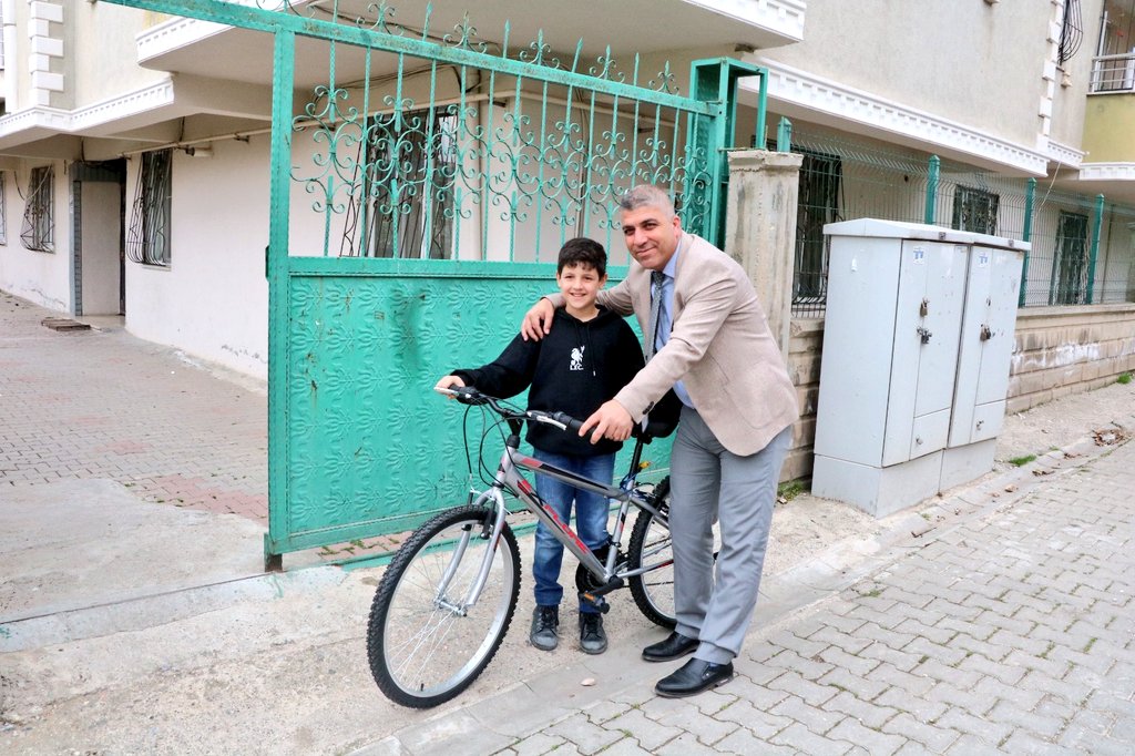 Siirt’in Kurtalan ilçesinde bisiklet