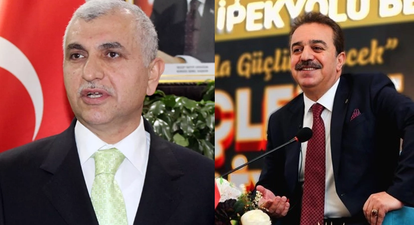 AK Parti Siirt Milletvekili adayları Mervan Gül ve Fevzi Sevgili,