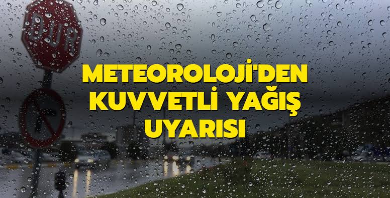 Meteoroloji Genel Müdürlüğü tarafından yapılan açıklamaya göre, Siirt’te kuvvetli sağanak