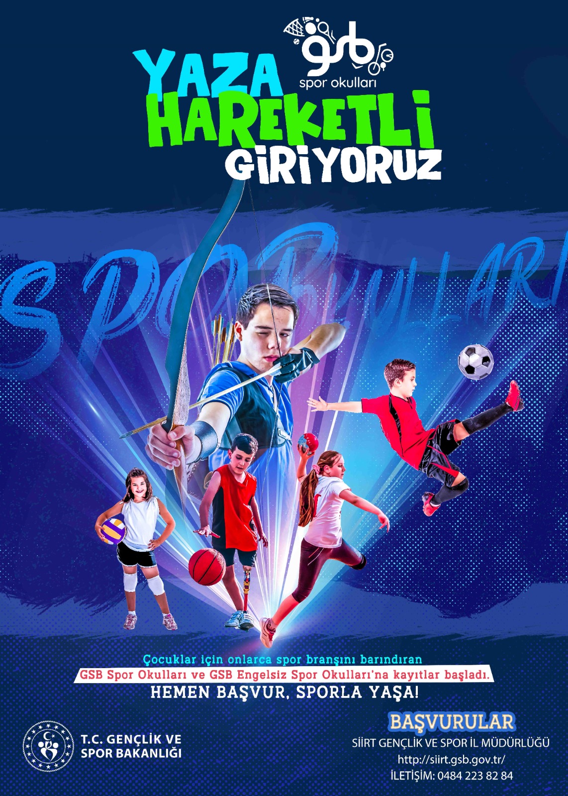 Çocuk ve gençlerimizi spora