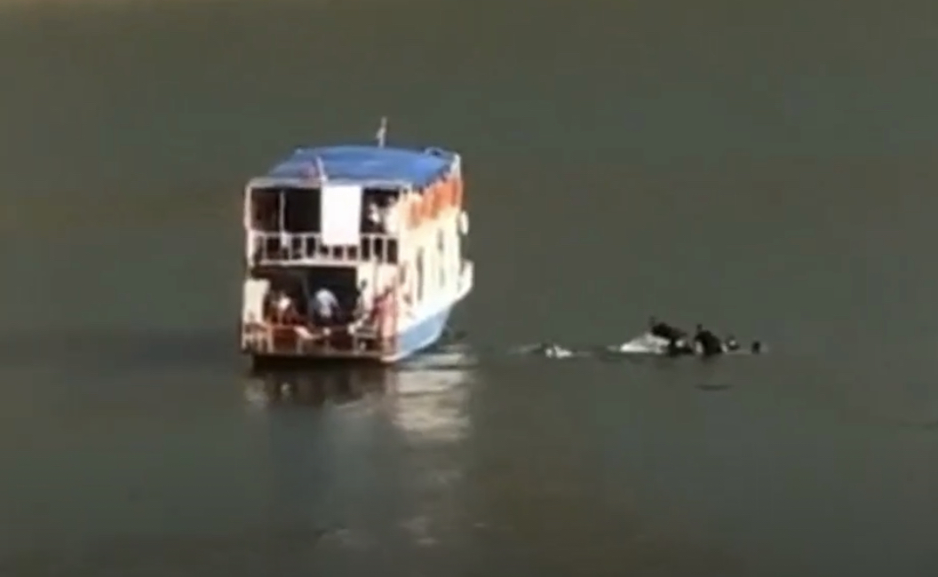 Siirt’te meydana gelen bir olayda Botan Çayı’nda seyir halindeki bir