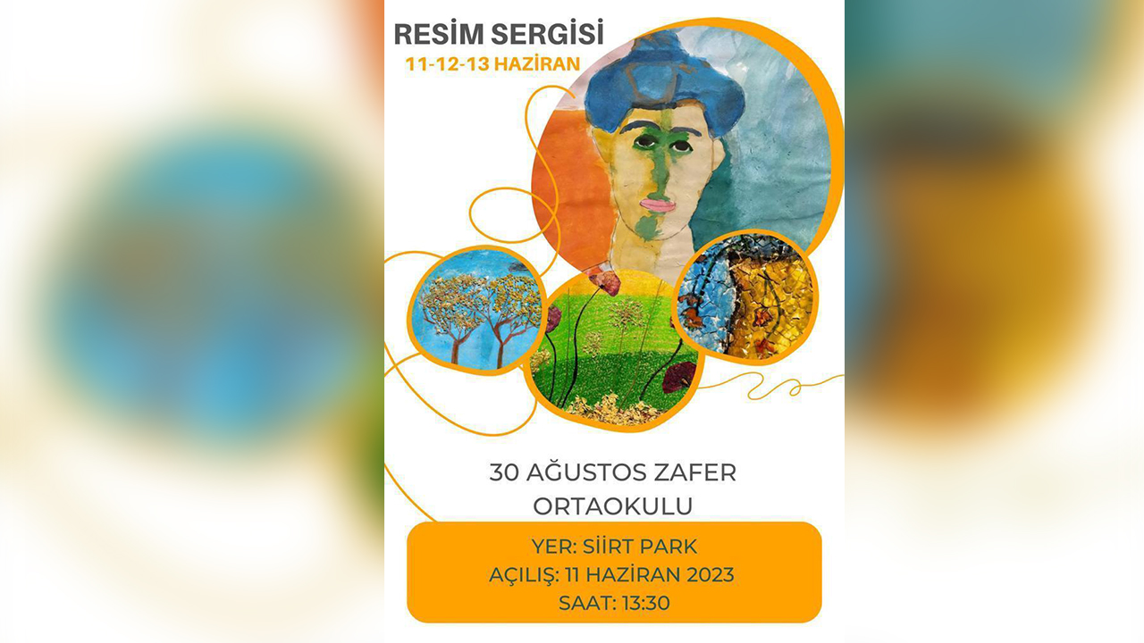 Baykan Atabağı beldesindeki 30 Ağustos Zafer Ortaokulu öğrencileri, Resim öğretmeni