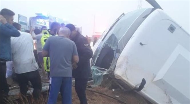 Siirt Otobüsü Kaza Yaptı! 1 Ölü 15 Yaralı
