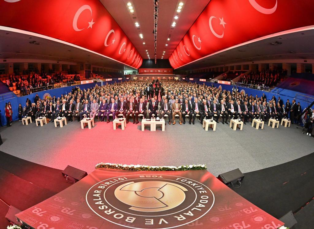 TOBB 79’ncu Genel Kurulu Yapıldı, Siirt TSO Başkanı Hisarcıklıoğlu’nu Kutladu Türkiye Odalar ve Borsalar Birliğinin 79’ncu genel kurulu Ankara da