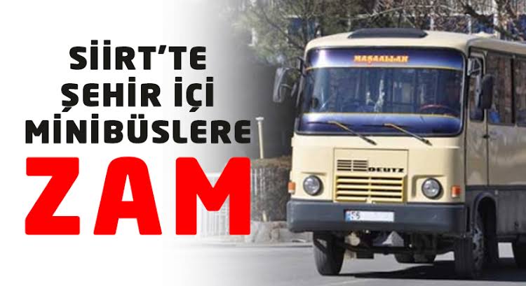 Siirt’te, şehir içi minibüs ulaşımı hizmetinde yapılan bir güncellemeyle birlikte,
