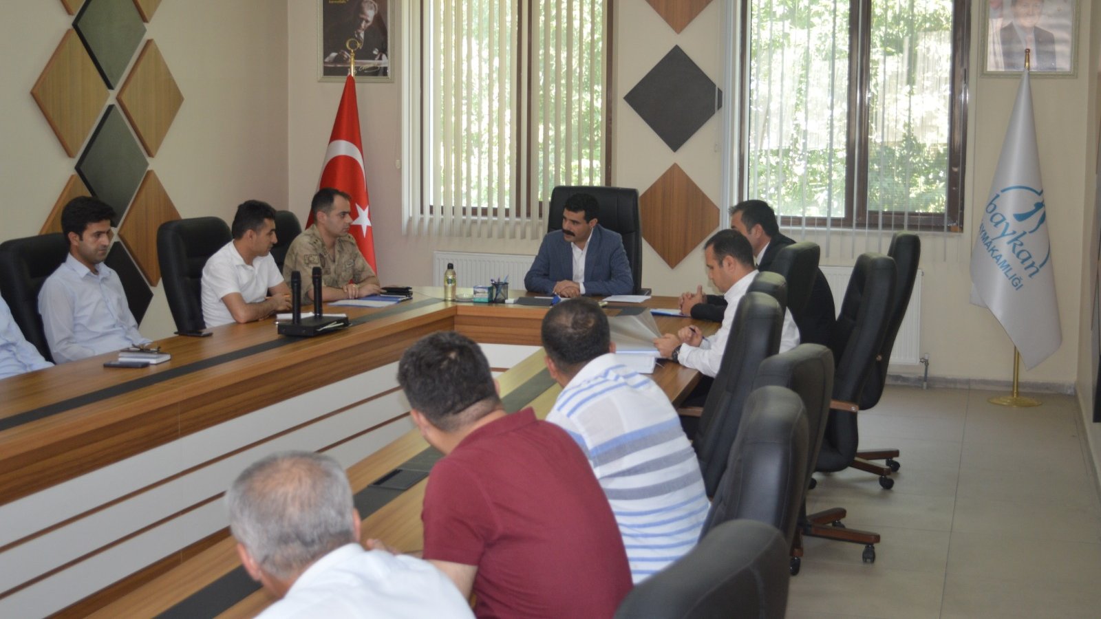 Siirt’in Baykan Kaymakamı ve Belediye Başkan vekili Emin Bağlı ilçedeki