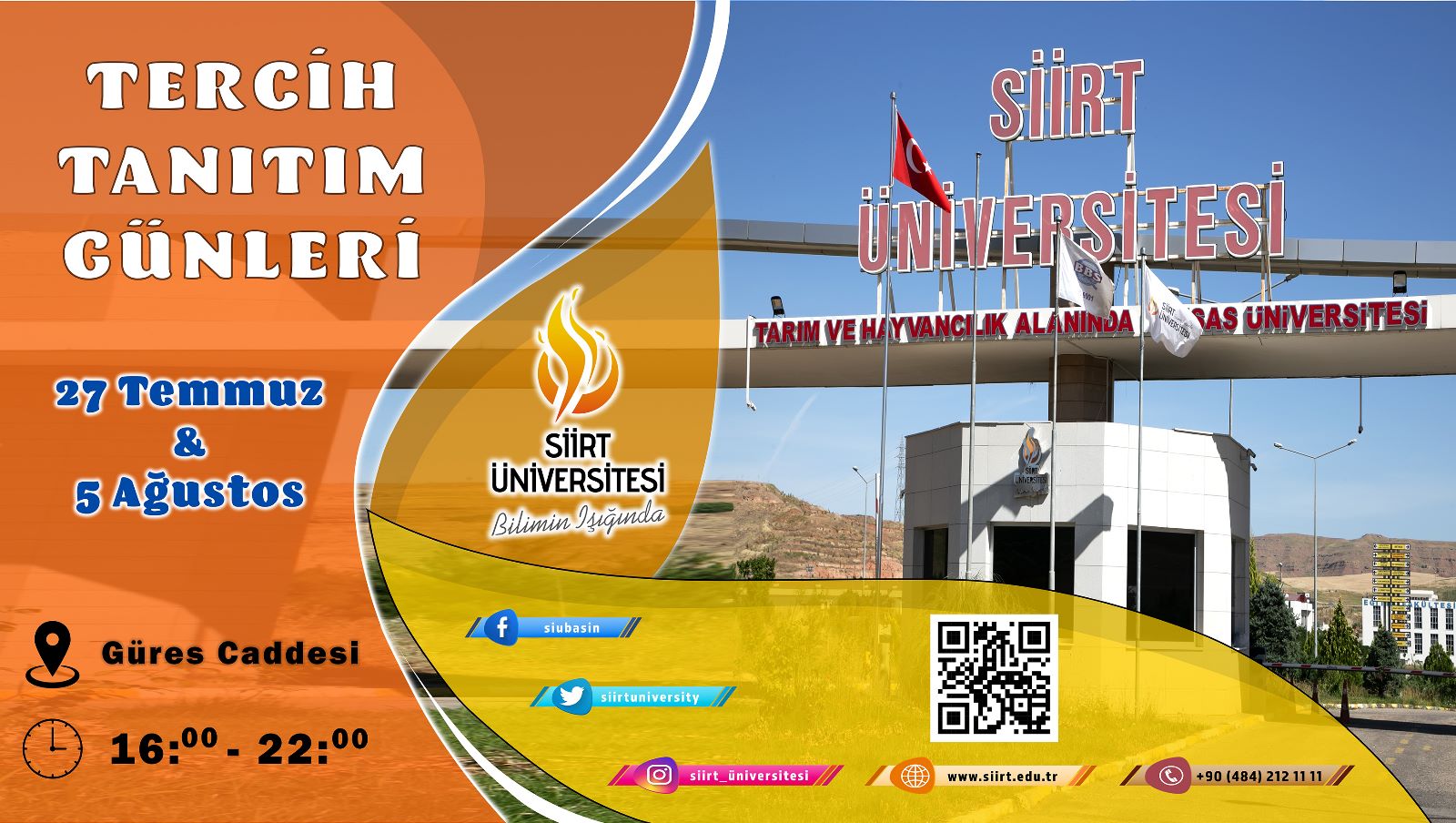 Siirt Üniversitesi’nde Tercih Tanıtım Günleri YKS sonuçlarının açıklanması üniversiteleri harekete geçirdi. Bütün üniversiteler kendilerini tanıtma