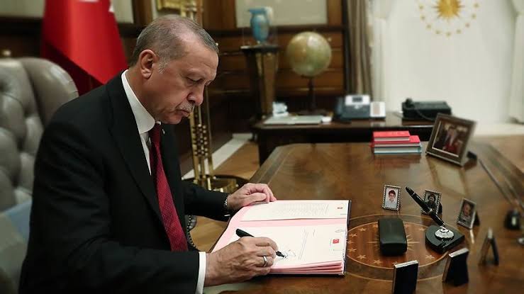 Cumhurbaşkanı Erdoğan imzasıyla Resmi