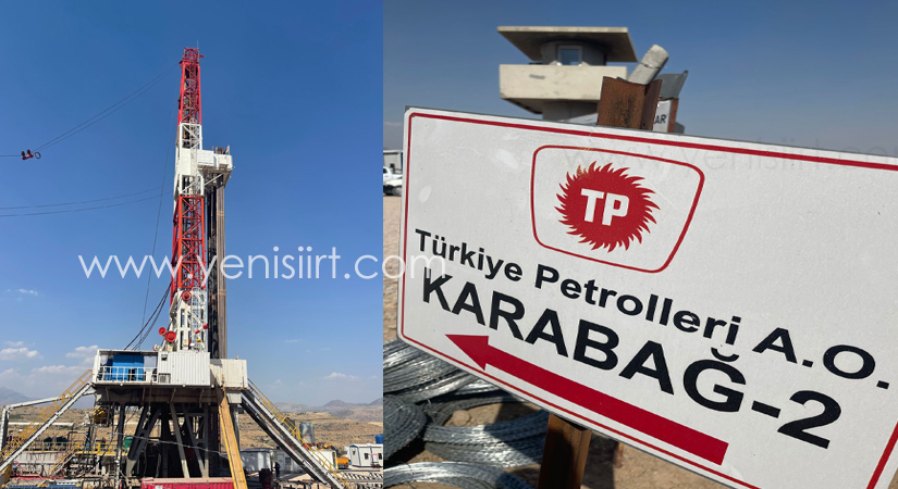 Siirt’in Baykan ilçesinden de petrol müjdesi: Atabağı beldesinde sondaj çalışması yapılıyor Başta Türkiye Petrolleri Anonim Şirketi olmak üzere yerli ve yabancı