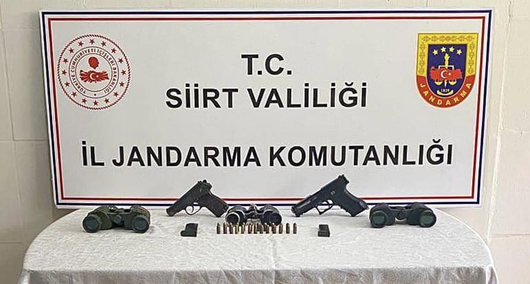 Siirt’te kaçak silah ve