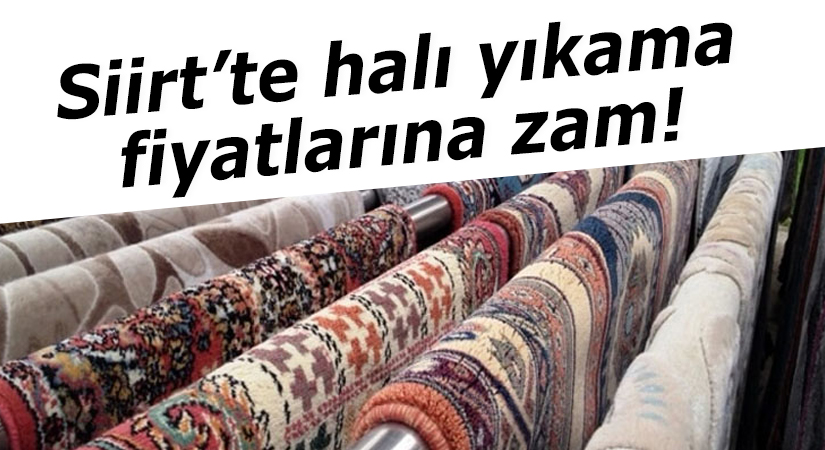 Siirt’te hizmet veren halı