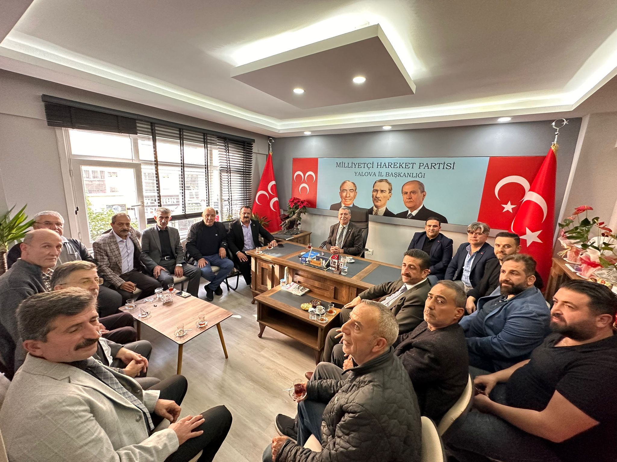 Yalova SİDER’den MHP İl Başkanı Hemşerimiz Güldoğan’a Ziyaret